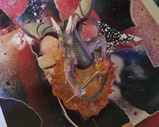 Dragon with Torch Figurine second image