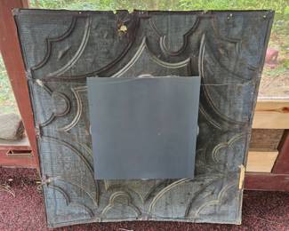 Distressed Yellow Mirror