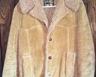 Vintage Suede Sherpa Lined Rancher Jacket
