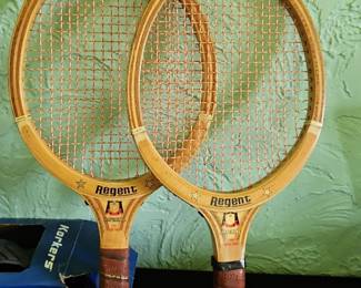 Vintage Wooden Tennis Rackets