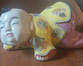 Chinese Porcelain Opium Pillow