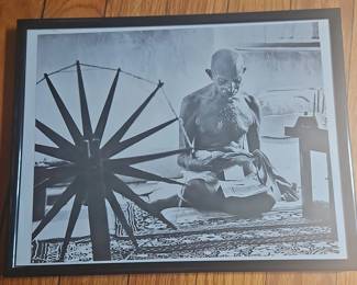 Gandhi Spinning Wheel Photo by Margaret BourkeWhite