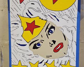 Pop Art Wonder Woman Canvas