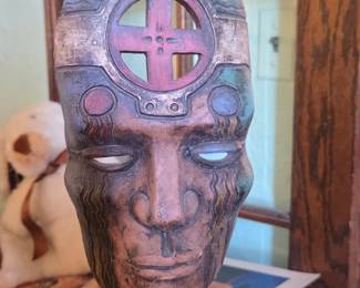 Tribal Face Wall Mask