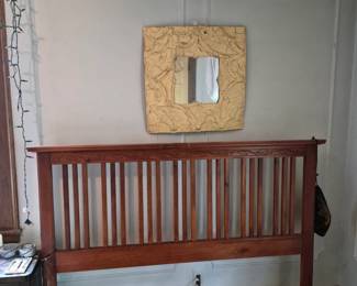 Mission Style Oak Headboard
