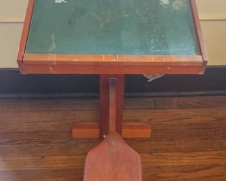 Vintage Childs Chalkboard School Desk