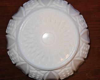 Westmoreland Paneled Grape Milk Glass Bowl third image