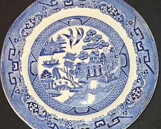 Blue Willow Plate