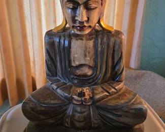 Carved Wooden Buddha Statue