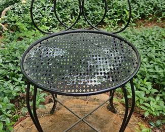 Ornate Metal Garden Chair