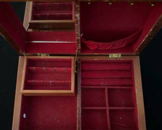 Powell Burl Wood Jewelry Box second image