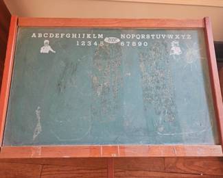 Vintage Childs Chalkboard School Desk second image