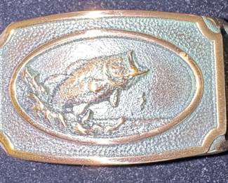 Large Mouth Bass Belt Buckle