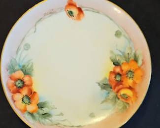 HandPainted Poppy Plate