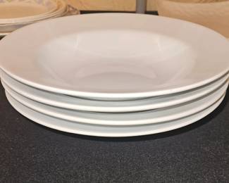 White Porcelain Soup Bowls, set of second image