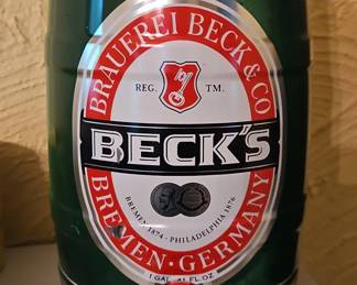 Becks Beer Gallon Keg Dispenser