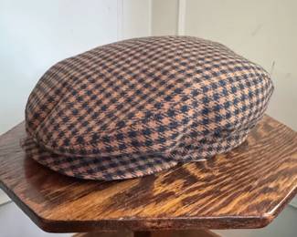 Mens Plaid Flat Cap