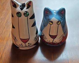 Catzilla Cat Salt and Pepper Shakers