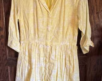Yellow Floral Dress