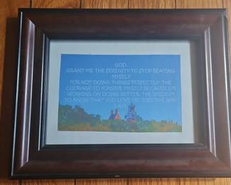 Serenity Prayer Framed Print