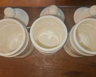 Vintage Darvocet Apothecary Jars Set second image