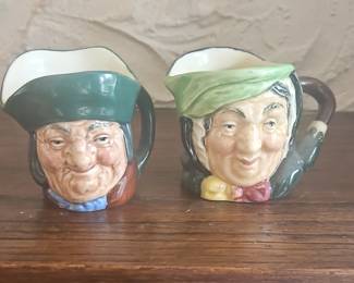 Royal Doulton Miniature Character Mini Jugs