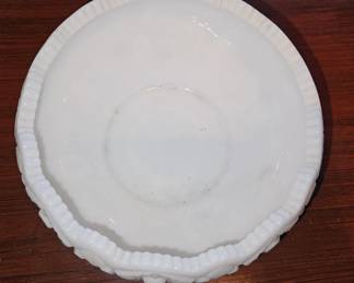 Westmoreland Paneled Grape Milk Glass Bowl second image