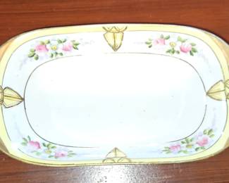 HandPainted Nippon Celery Dish