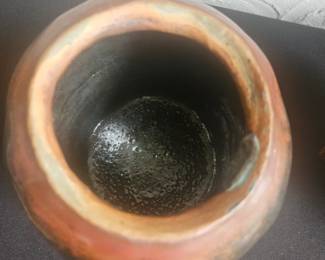 Mottled Glaze Ceramic Vase second image
