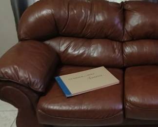 Leather sofa