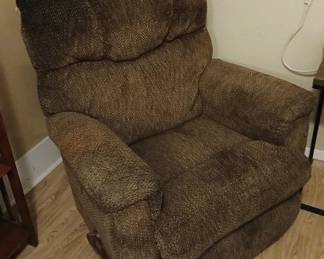 Velour recliner