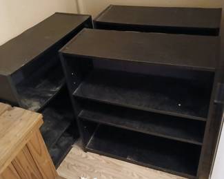 Low bookshelves