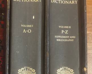 Dictionaries