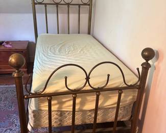 Twin Brass Bed