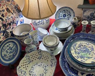 Blue Serving and Display