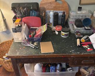 Art Supplies - Paint Brushes- Canvases -Etc