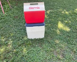 Several coolers