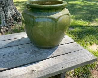 Large Glazed Pot 