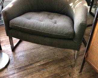 Barrel armchair attributed to Finn Andersen for Selig