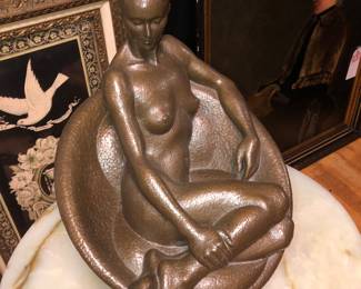 John Clague bronze sculpture Laurel