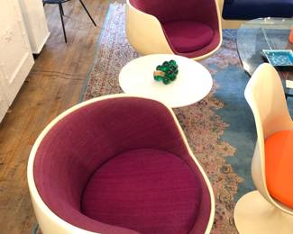 Pair of vintage Eero Aarnio Cognac chair for Asko