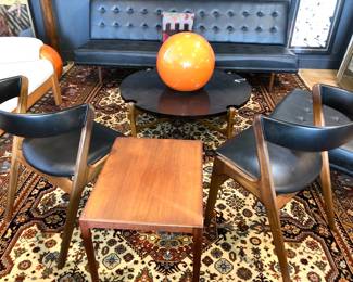Pair of Kai Kristiansen Dining Chairs in Teak