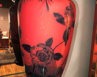 Loetz Richard Art glass tall vase 