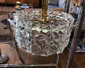 Kinkeldey textured ice Chandelier