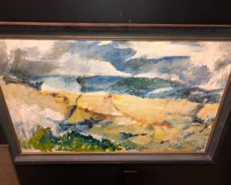 Oil on panel signed Boyajian- could be Gail or Jerry 
