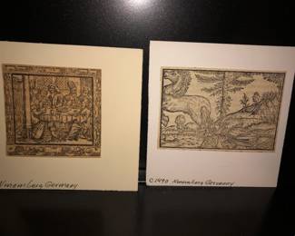 Circa 1500 Nuremberg woodcuts 