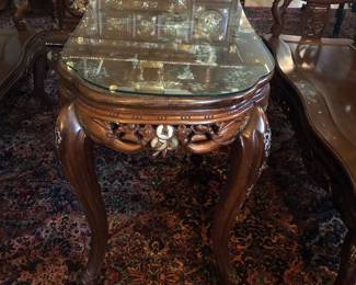 Incredible 10 piece Indo-Chinese mother of pearl inlaid Rosewood suite of furniture. My client inherited this from her family and brought it back from Vietnam 40-50 years ago. Its age is around 100 years old.