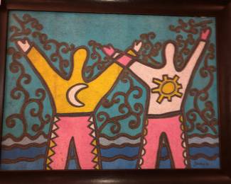 Modern Mexican painting signed Jiminez ‘95