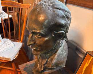 Large plaster bust