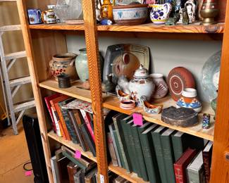 Books and pottery